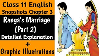 Ranga's Marriage class 11 in Hindi line by line full explanation (Part 2) | Snapshots Chapter 3