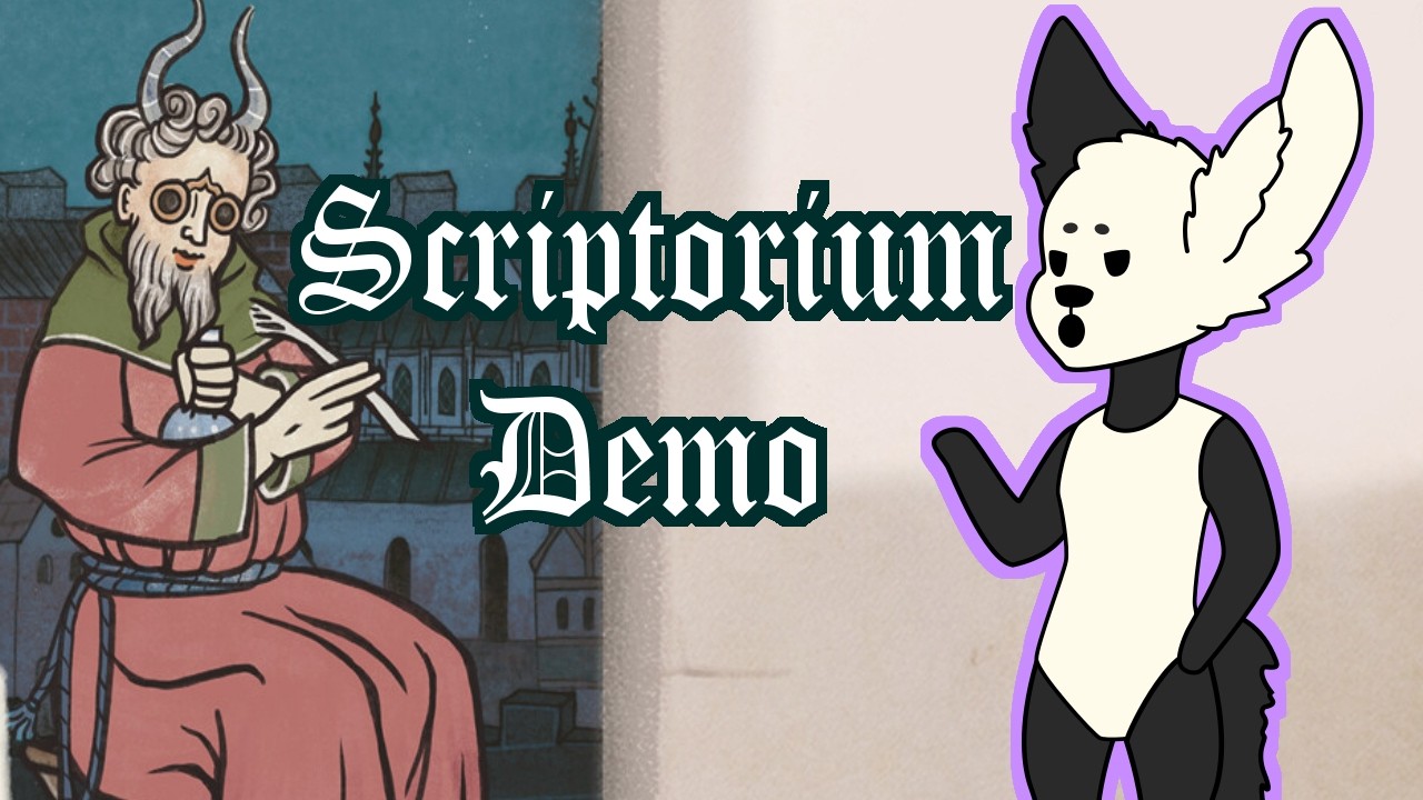 Writing manuscripts... for DEMONS?? | Scriptorium Demo - YouTube