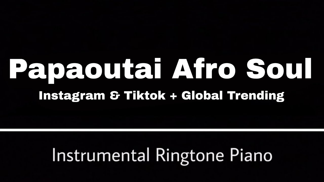 Papaoutai (Afro Soul) - Ringtone Instrumental Piano | Stromae | Mikeeysmind | Tiktok Trending