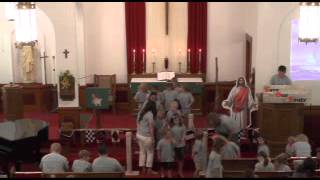 VBS Closing Program at worship, July 20, 2014