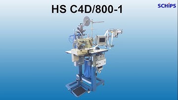 SCHIPS HS C4D#800-1 binding attaching with label sew in