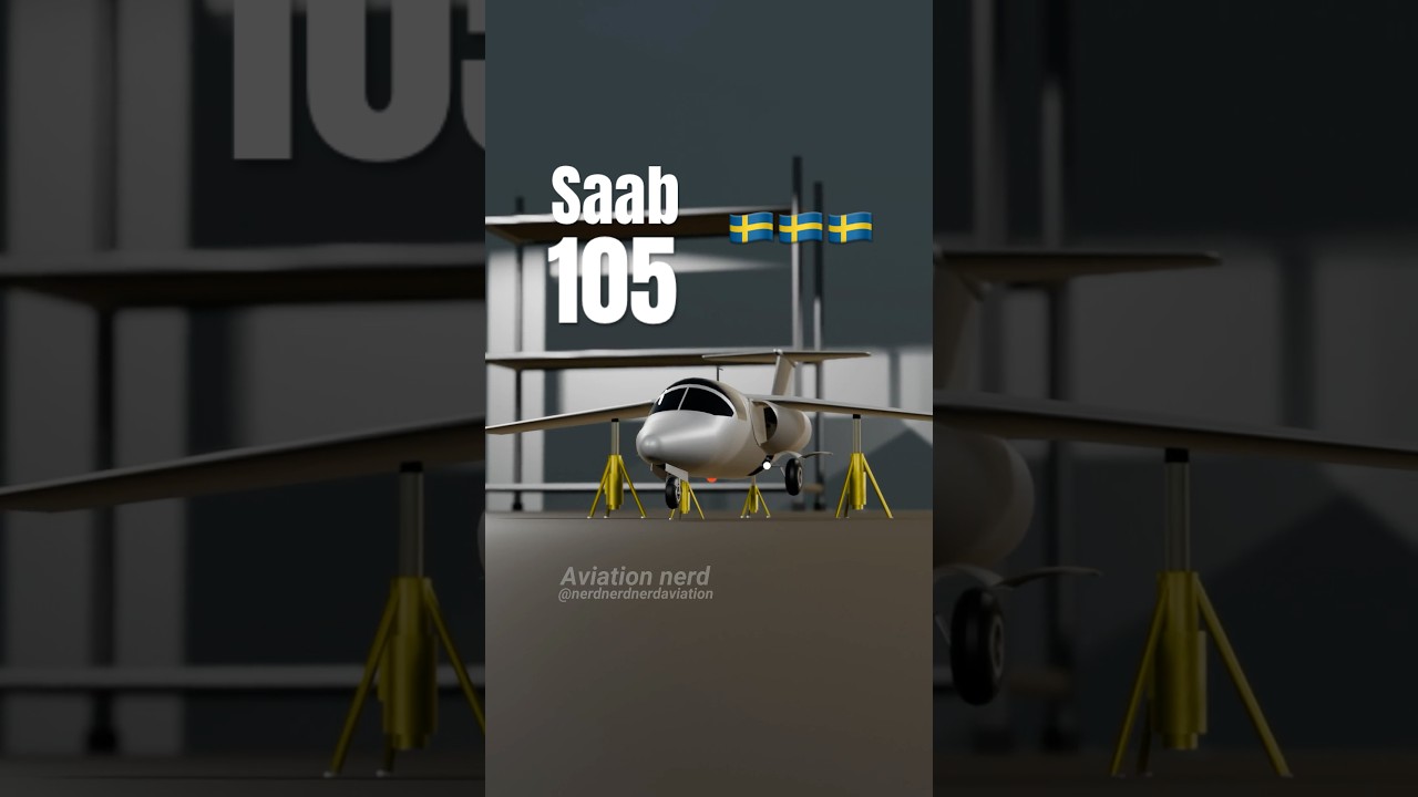 Saab 105 in blender 
