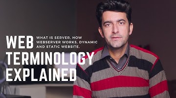 what is a web server, what are static websites and a dynamic website, how a web server works, Urdu