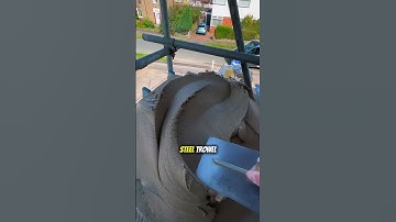 "Perfect Wall Rendering Technique | Cement Plaster Application with Stainless Steel Trowel