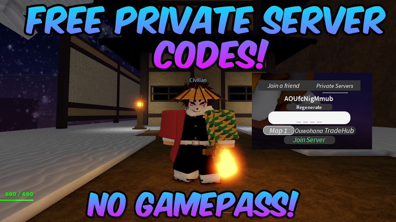 More Free Project Slayers Private Server Codes! (No Gamepass!)