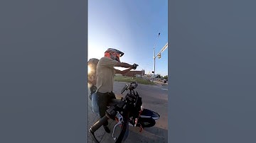 Biker Confronts Man Hitting Girl | @Undisclosed_Moto