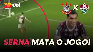 SERNA ROUBA A BOLA, MARCA O TERCEIRO DO FLUMINENSE E MATA O JOGO CONTRA O CORINTHIANS NA ARENA!