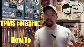 TPMS relearn on GM vehicles