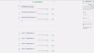 EduPage Class register for double lessons