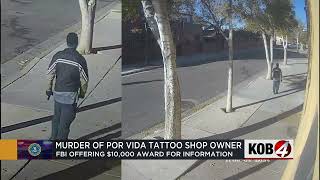 FBI now offering reward for info on shooting death of tattoo shop owner