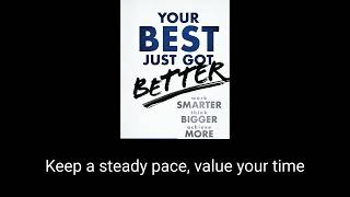 Your Best Just Got Better - Audio Summary