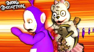 MAMA BEAR IS COMING FOR ME! | Tinky Winky Plays Dark Deception CHAPTER 4 Ending