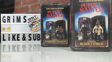 NECA Horror Figures Opening & Observation. Puppet Master. Blade, Torch, Pinhead, and Tunneler!