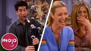 ¡Top 10 Veces en las que el elenco de Friends NO PUDO contener la risa!