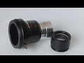 Celestron 2x barlow / t-adapter review