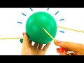 Эксперименты с воздушными шариками Видео для детей