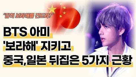BTS 아미가 ‘보라해’ 지키고 중국일본뒤집은 5가지근황