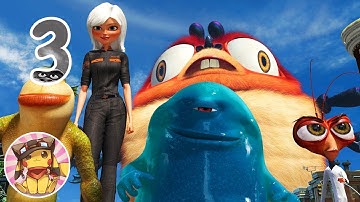 MONSTERS vs ALIENS Movie Game - The Big Sting (chapter 3) Gameplay Walkthrough Part 3 [1080p]