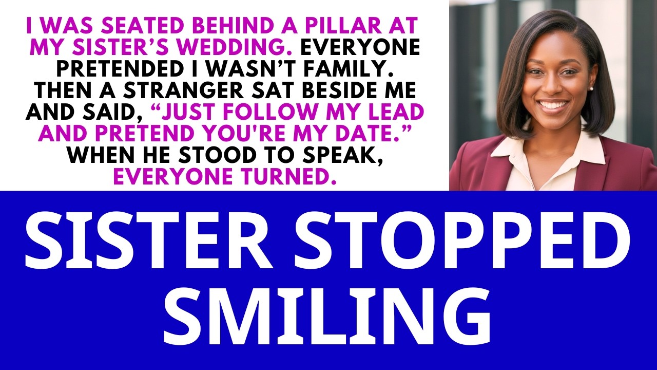 My Sister Made Me Sit Alone Behind A Pillar at Her Wedding—Until... | Sweet Payback