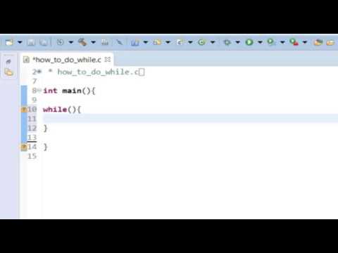 How to do while loop in C - YouTube