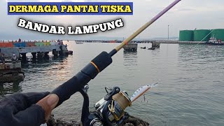 SPOT MANCING LAUT PINGGIRAN DI BANDAR LAMPUNG !! DERMAGA PANTAI TISKA