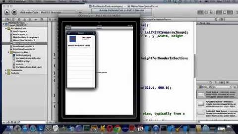 iPad Code Only Cell Header Image & Text in Xcode 4.3