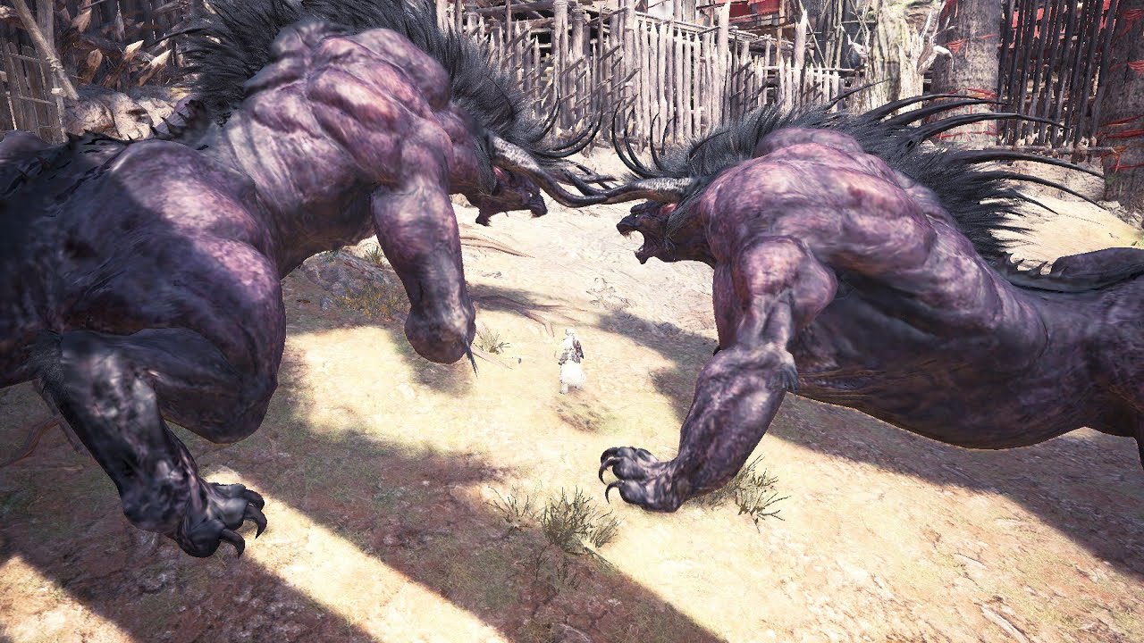 Exbehemoth vs Behemoth(Monster hunter world full fight)