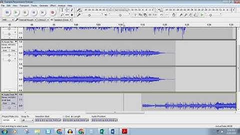 Audacity - Crossfading Tracks