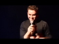 Harrison Craig sings &#39;You Raise Me Up&#39; at The Voice Kids tour, Newcastle (close-up view)