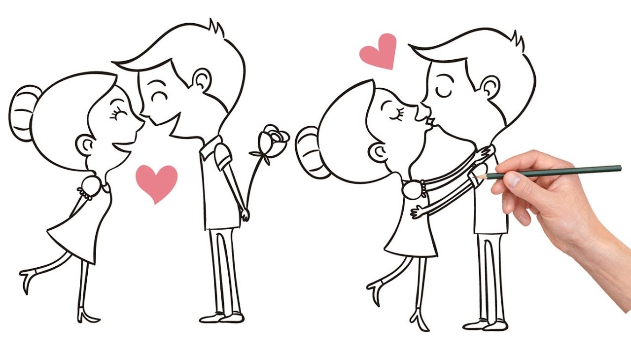 Featured image of post Love Step By Step Simple Cute Couple Drawings Easy - Drawing tutorial couple drawings drawings art drawing base cute drawings anime drawings tutorials.