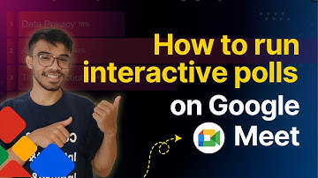 How to run interactive polls on Google Meet