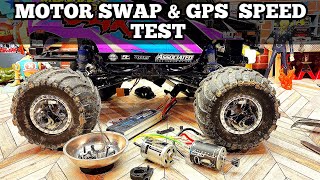 MT12 MONSTER VAN Motor swap and GPS runs