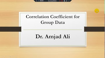 Correlation For Group Data