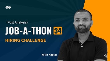 Job-A-Thon 34 Hiring Challenge Post Contest Analysis | Nitin Kaplas
