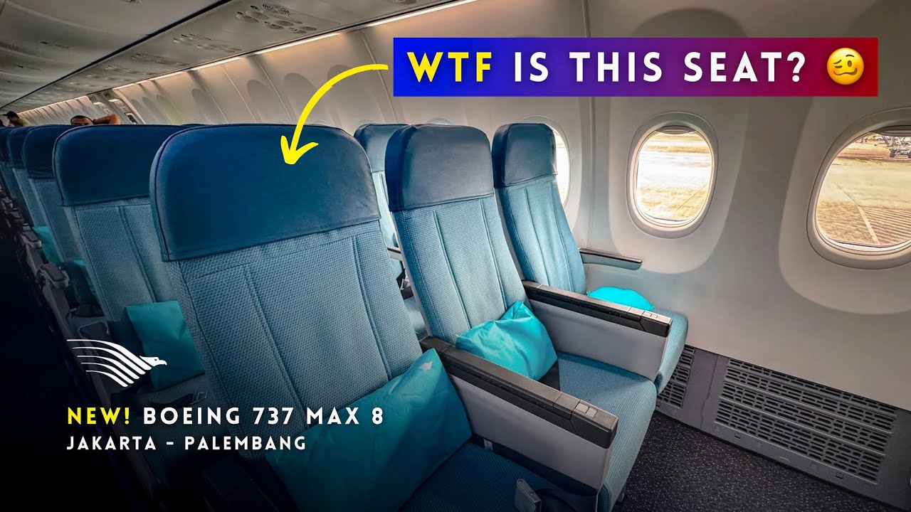 #044 MAXimum LCC Vibes?! Garuda Indonesia BRAND NEW 737 MAX 8 Jakarta to Palembang