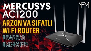 ARZON VA SIFATLI WI FI ROUTER MERCUSYS AC1200 || UZABZOR