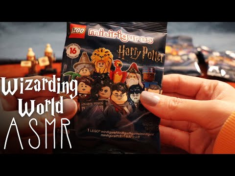 ASMR Harry Potter Lego blindbag unboxing (🎧 soft spoken, crinkly, series 2)