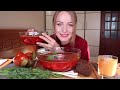 MUKBANG | Вкуснейший БОРЩ | Borsch, soup не ASMR