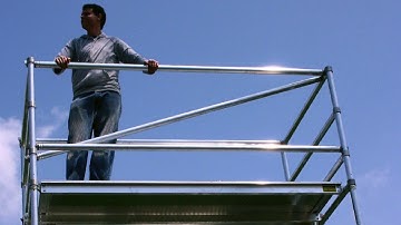 Upright Single Wide Scaffold | Aluminum Scaffolding