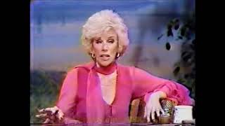 Joan Rivers interview by Carson Pink Dress