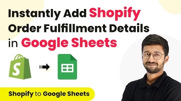 How to Add Shopify Order Fulfillment Details in Google Sheets