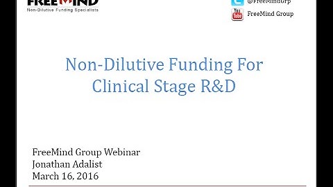 Non-dilutive Funding Opportunities for Clinical Stage Research