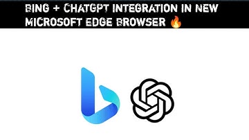 Bing + ChatGPT Integration in New Microsoft Edge Browser 🔥