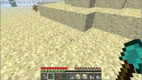 Minecraft beta 1.9 pre-release Glitch