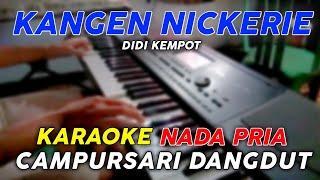 Kangen Nickerie - Karaoke Nada Pria || Versi Campursari Dangdut