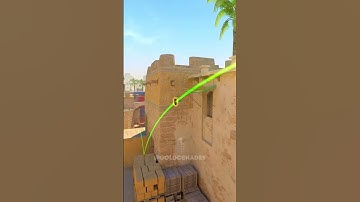 BENCH AND STAIRS SMOKE ON MIRAGE #shorts #cs2