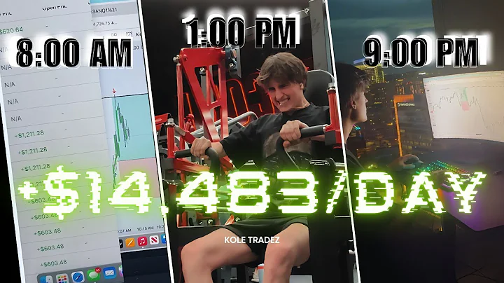 REALISTIC Day In The Life Of A 19 Year Old Day Trader (14.5K DAY!)