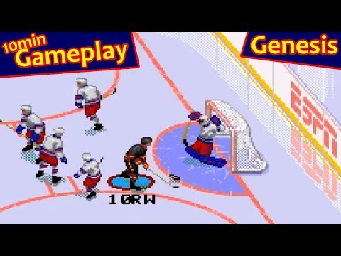 ESPN National Hockey Night ... (Sega Genesis) Gameplay