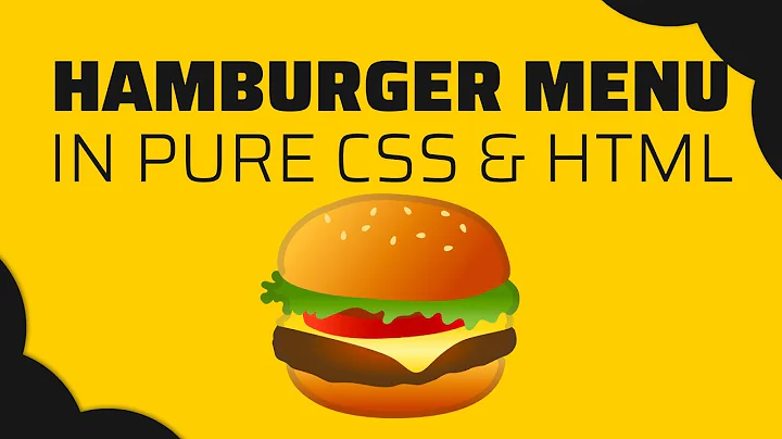 How to build a CSS ONLY Animated Hamburger Menu | Tutorial 2019