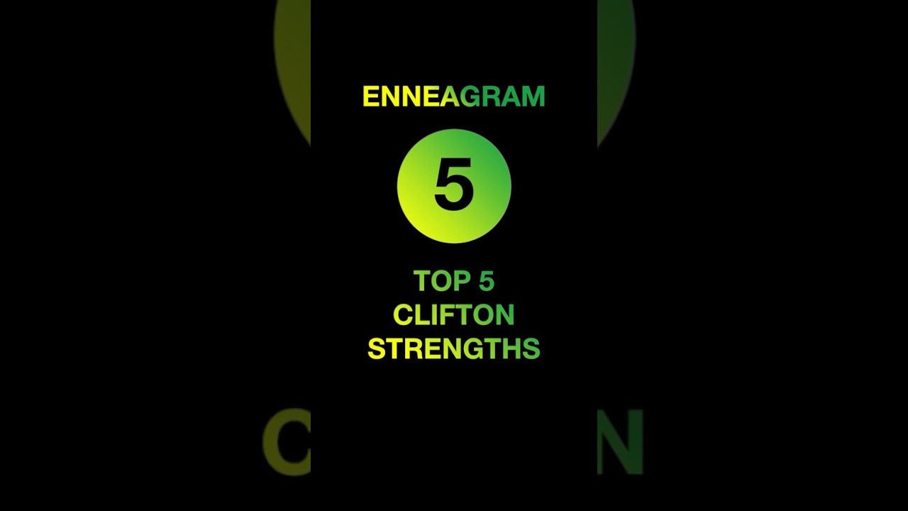 Enneagram 5's Top 5 CliftonStrengths